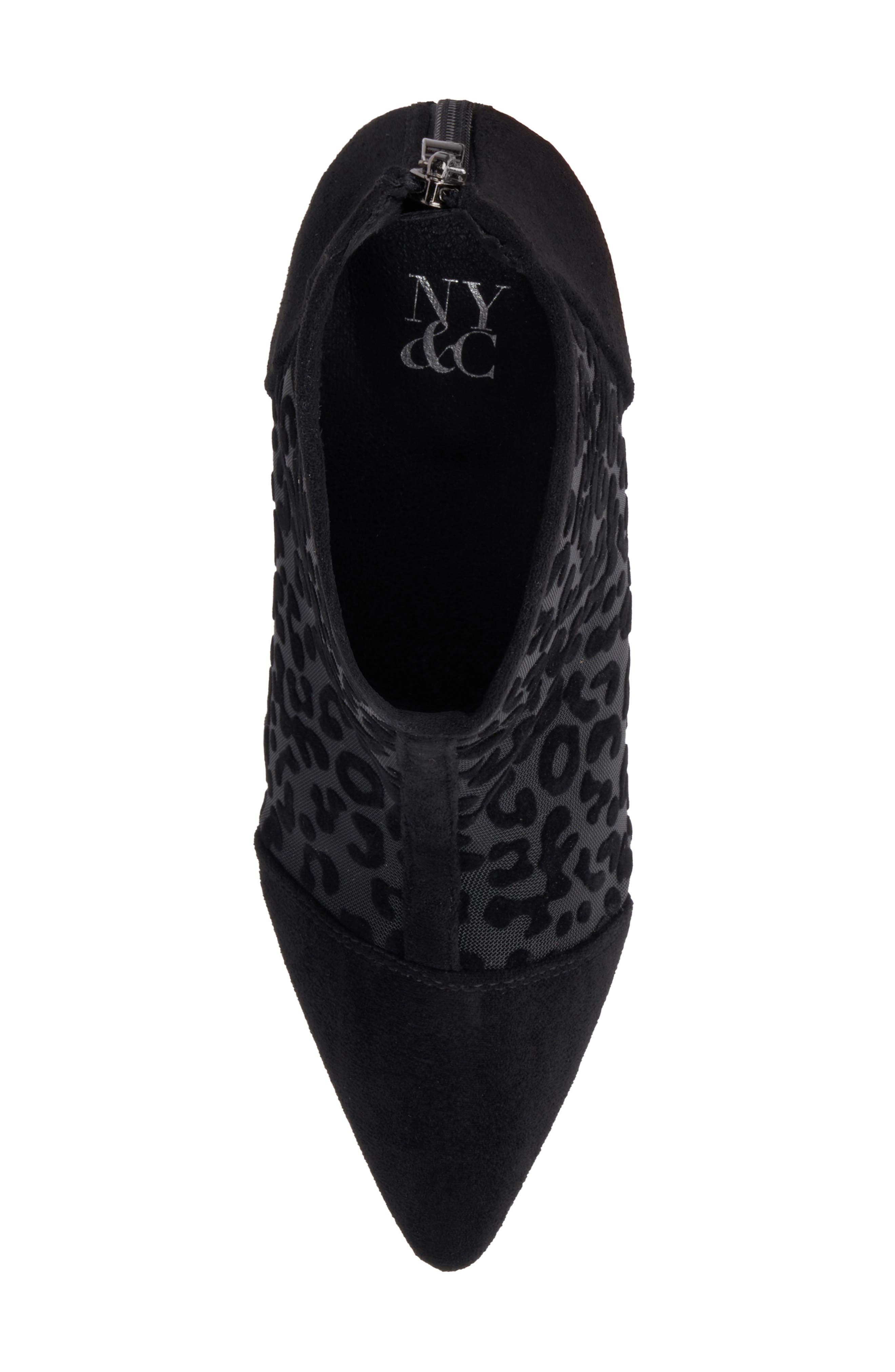 NEW YORK AND COMPANY Charlie Velvet Burnout Bootie, Alternate, color, 