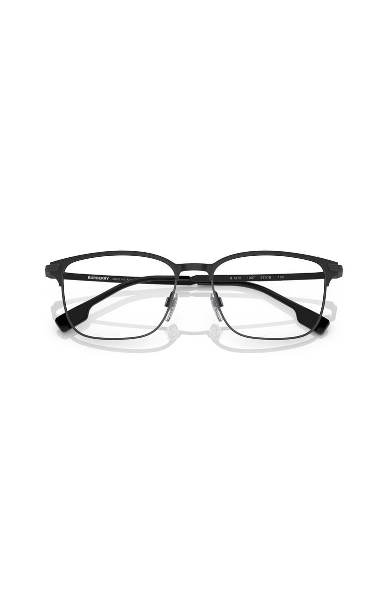 Burberry 57mm Rectangle optical glasses, Alternate, color, Black