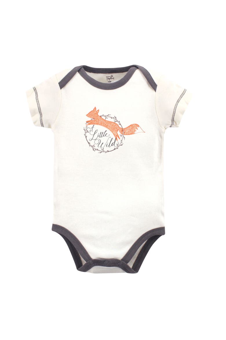 Organic Cotton Infant One-Pieces, Alternate, color, Fox