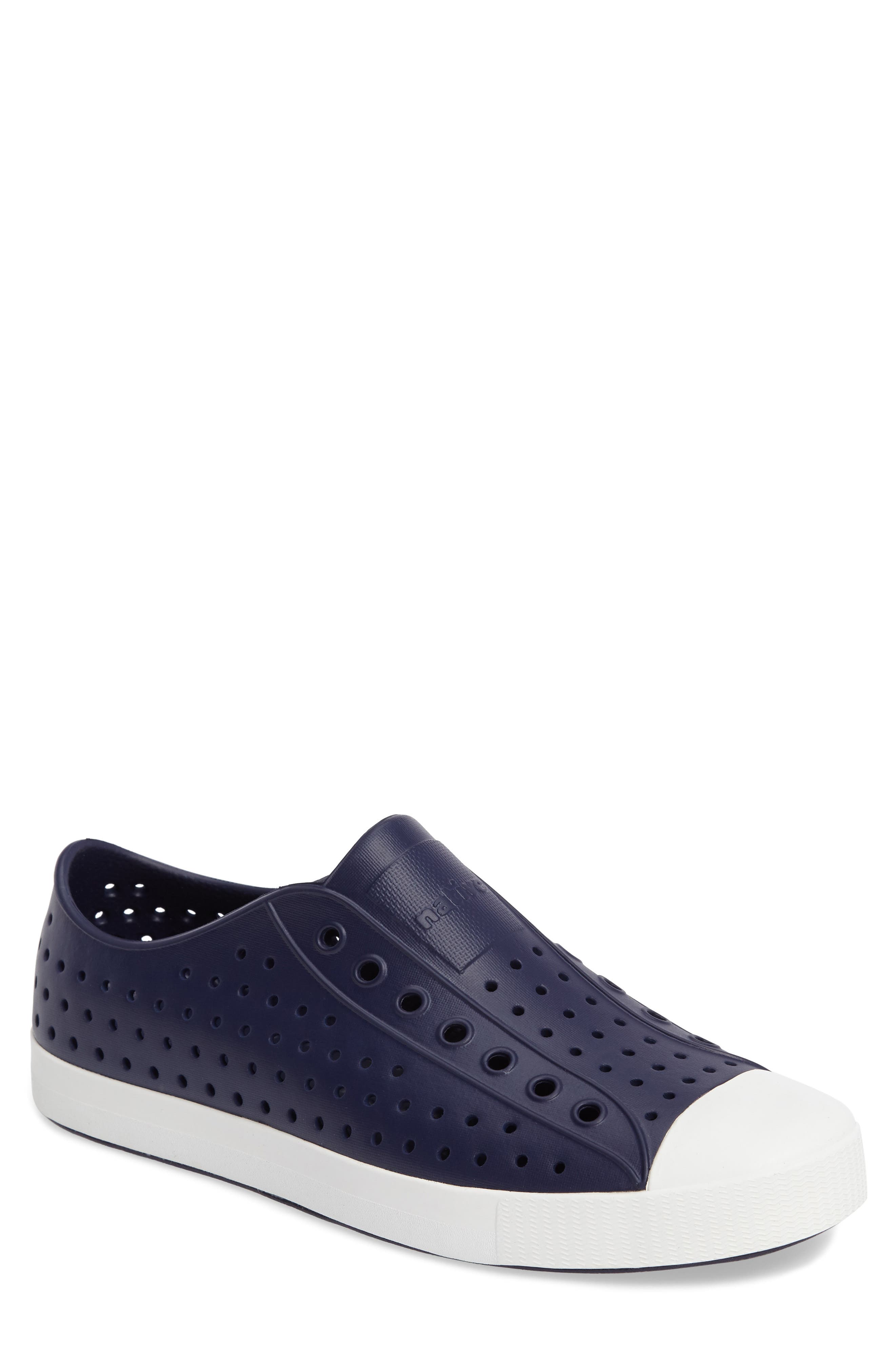 'Jefferson' Slip-On, Main, color, REGATTA BLUE/ SHELL WHITE