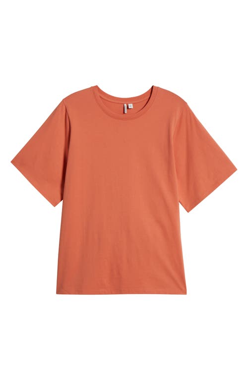 Nordstrom Relaxed Fit Pima Cotton Crewneck T-shirt In Orange