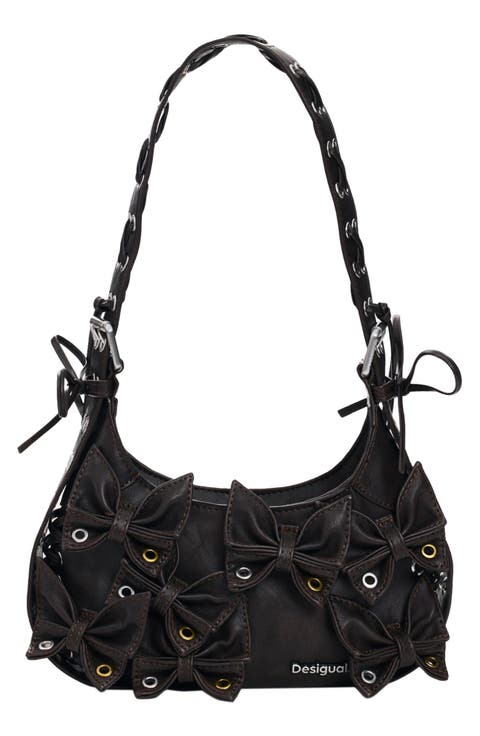 Small Butterfly Appliqué Handbag