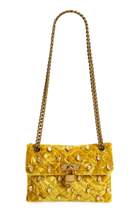 Mini Brixton Velvet Shoulder Bag