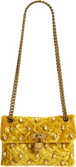 Mini Brixton Velvet Shoulder Bag