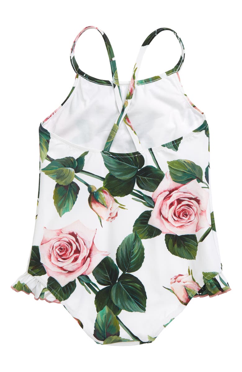 Dolce&Gabbana One-Piece Swimsuit, Alternate, color, 