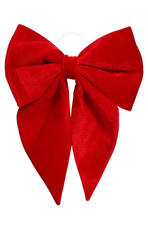 Christmas Bow Ornament, Set of 6