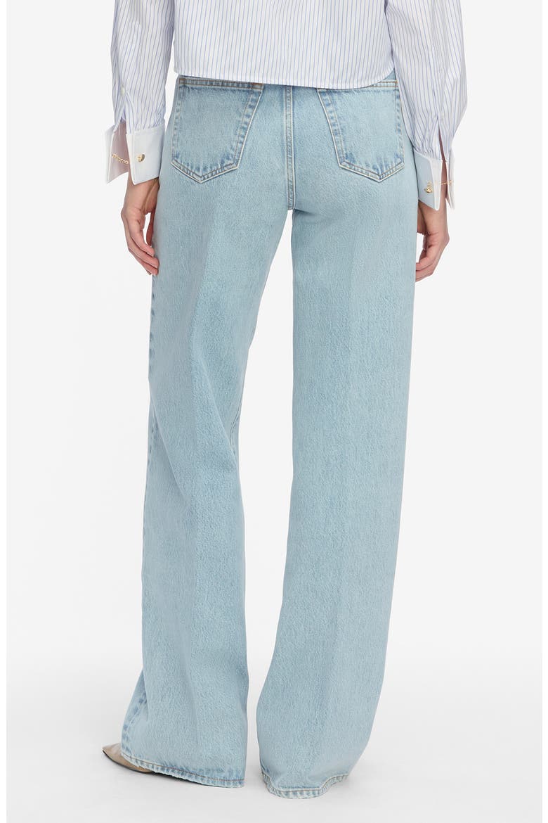 The Collegiate Super High Waist Wide Leg Jeans, Alternate, color, JOHANNA