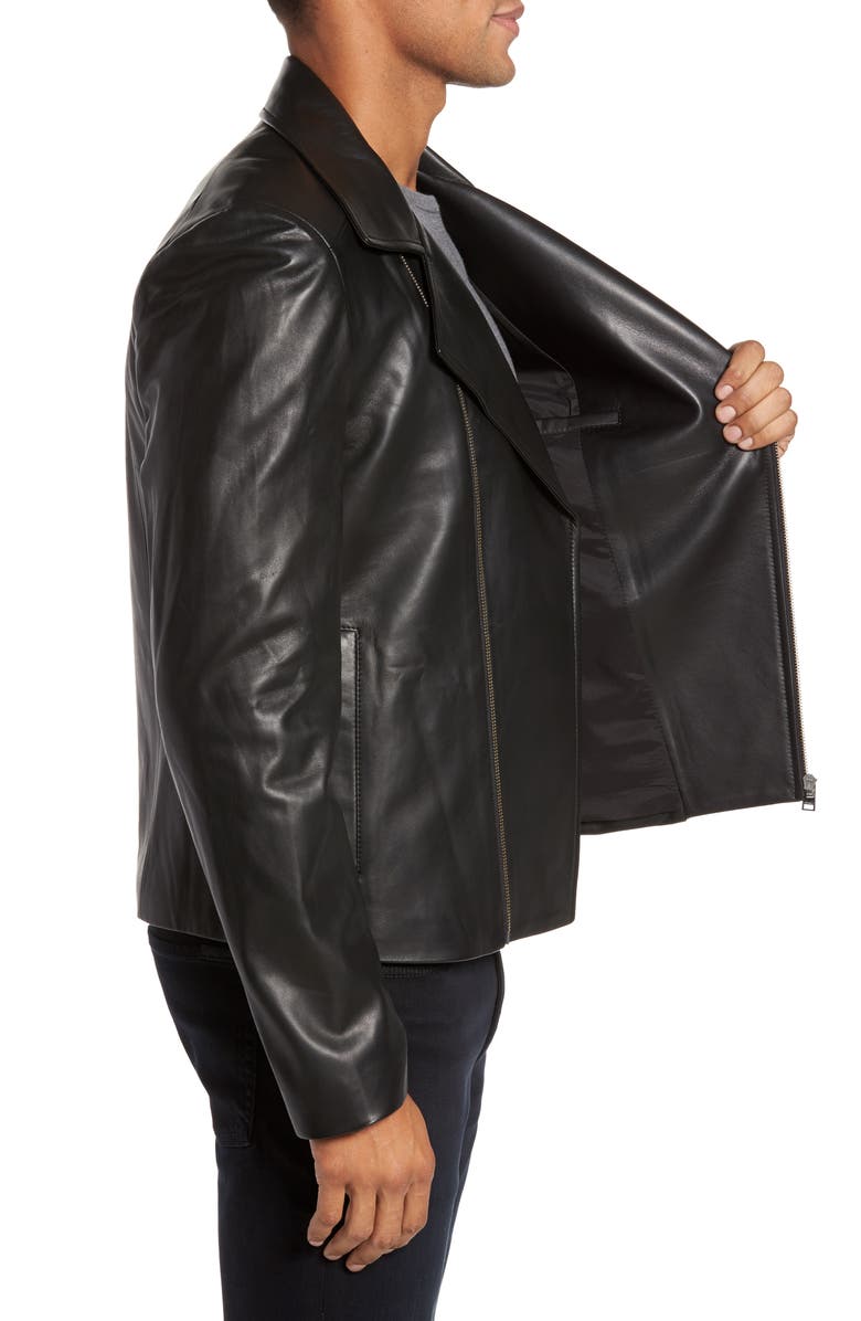 LAMARQUE Leather Biker Jacket, Alternate, color, 