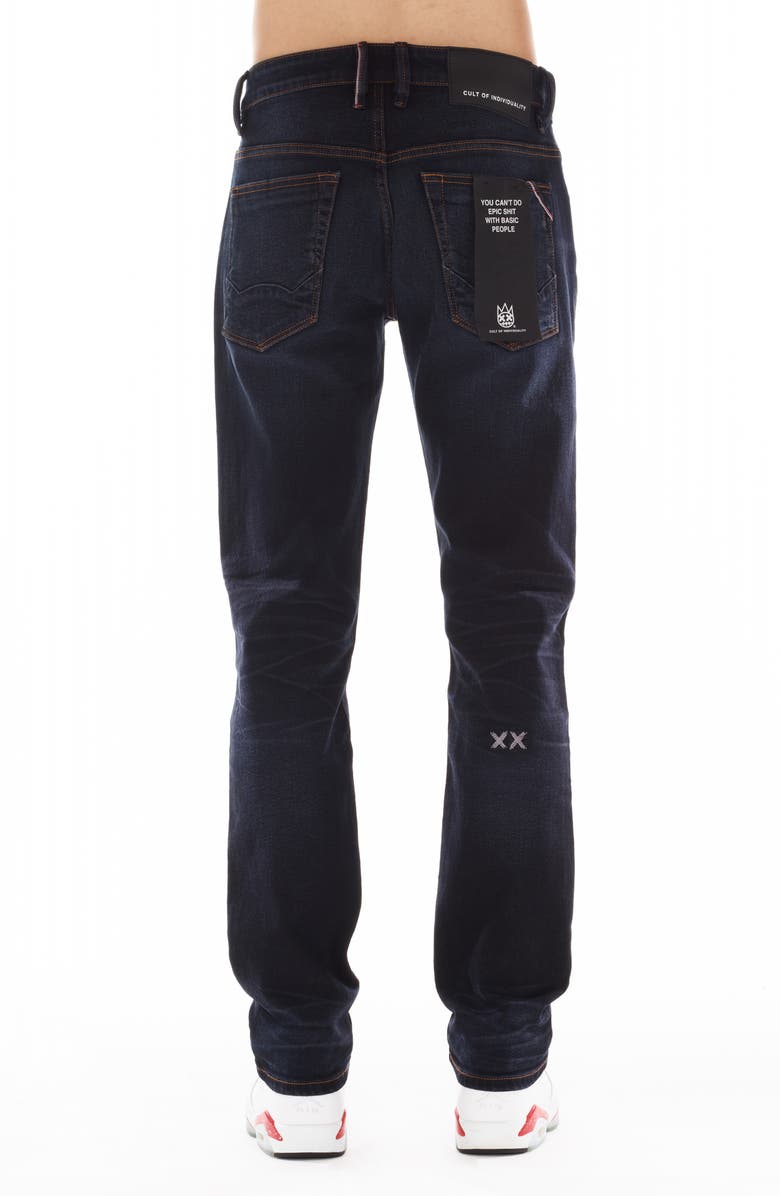 Cult of Individuality Rocker Slim Fit Jeans, Alternate, color, Noir