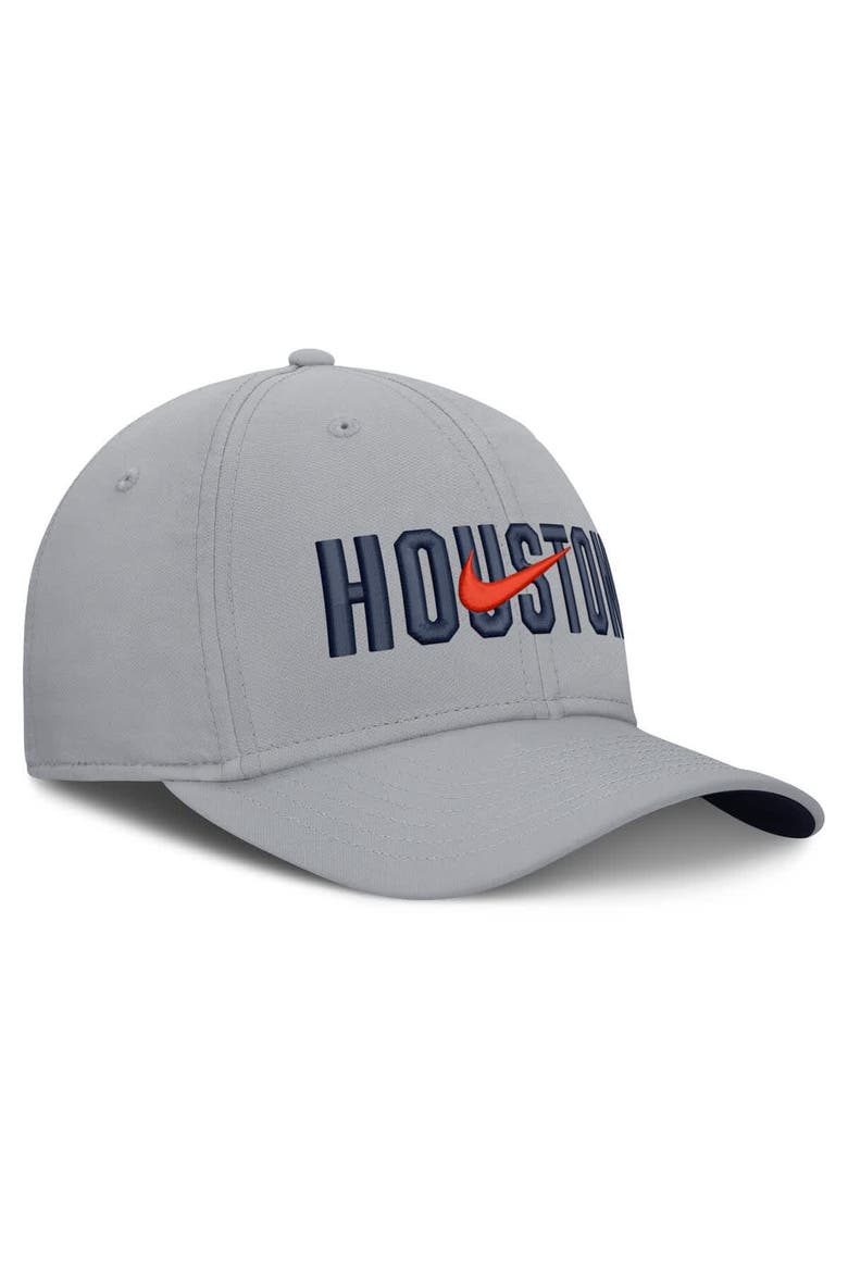Men's Nike  Gray Houston Astros Primetime Rise Dri-FIT Flex Hat, Alternate, color, Gray