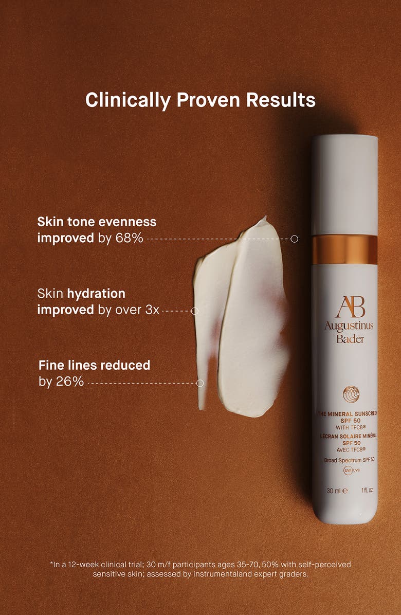 Augustinus Bader The Mineral Sunscreen SPF 50, Alternate, color,