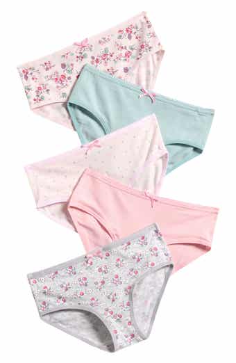 Kids' 5-Pack Cotton Blend Hipster Briefs
