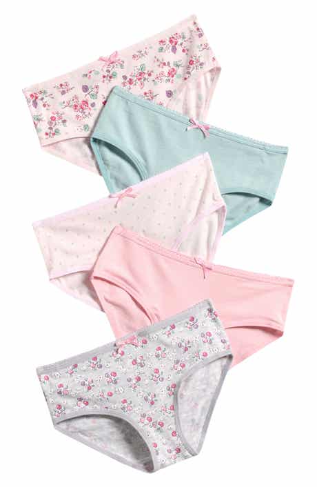 Kids' 5-Pack Cotton Blend Hipster Briefs