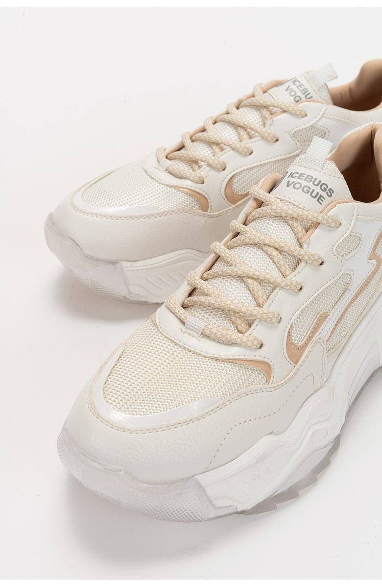 Prologue Shoes Europa Sneakers, Alternate, color, White Faux Leather