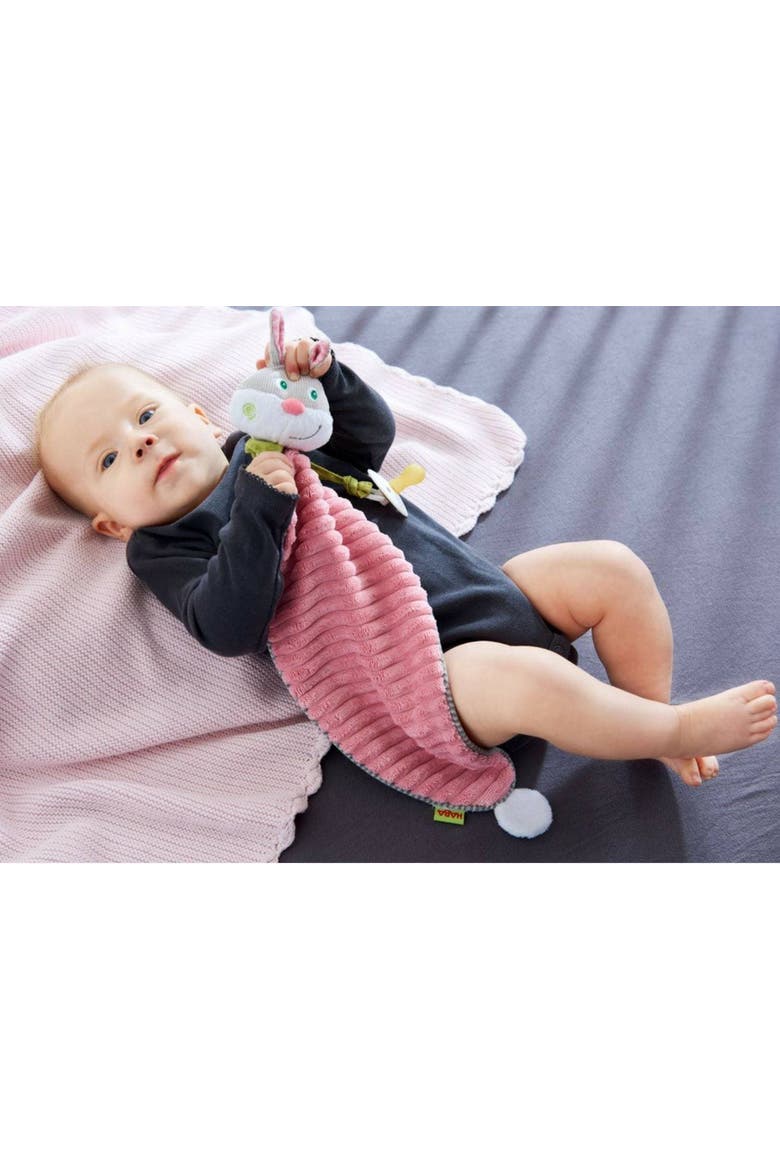 Bunny Hops Baby Blanket and Crinkle Toy, Alternate, color, Multi