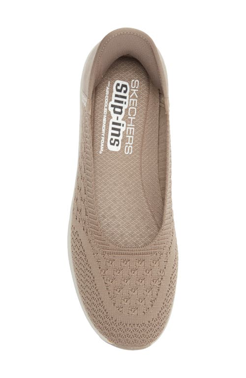 Skechers Slip-ins Cleo Swift Skimmer Flat In Nude