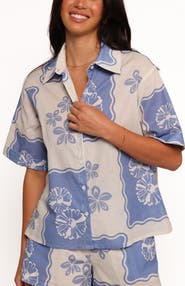 Petal & Pup Shellie Floral Camp Shirt