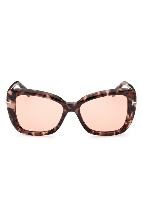 55mm Butterfly Sunglasses