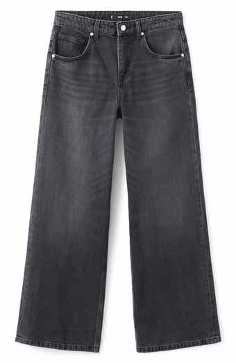 Low Rise Wide Leg Jeans