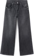 MANGO Low Rise Wide Leg Jeans