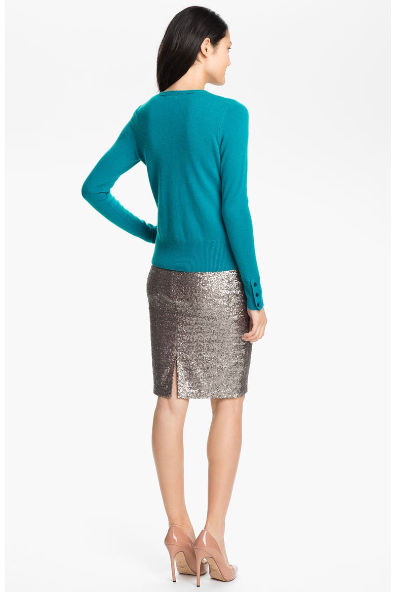 Sequin Skirt, Alternate, color, TAUPE