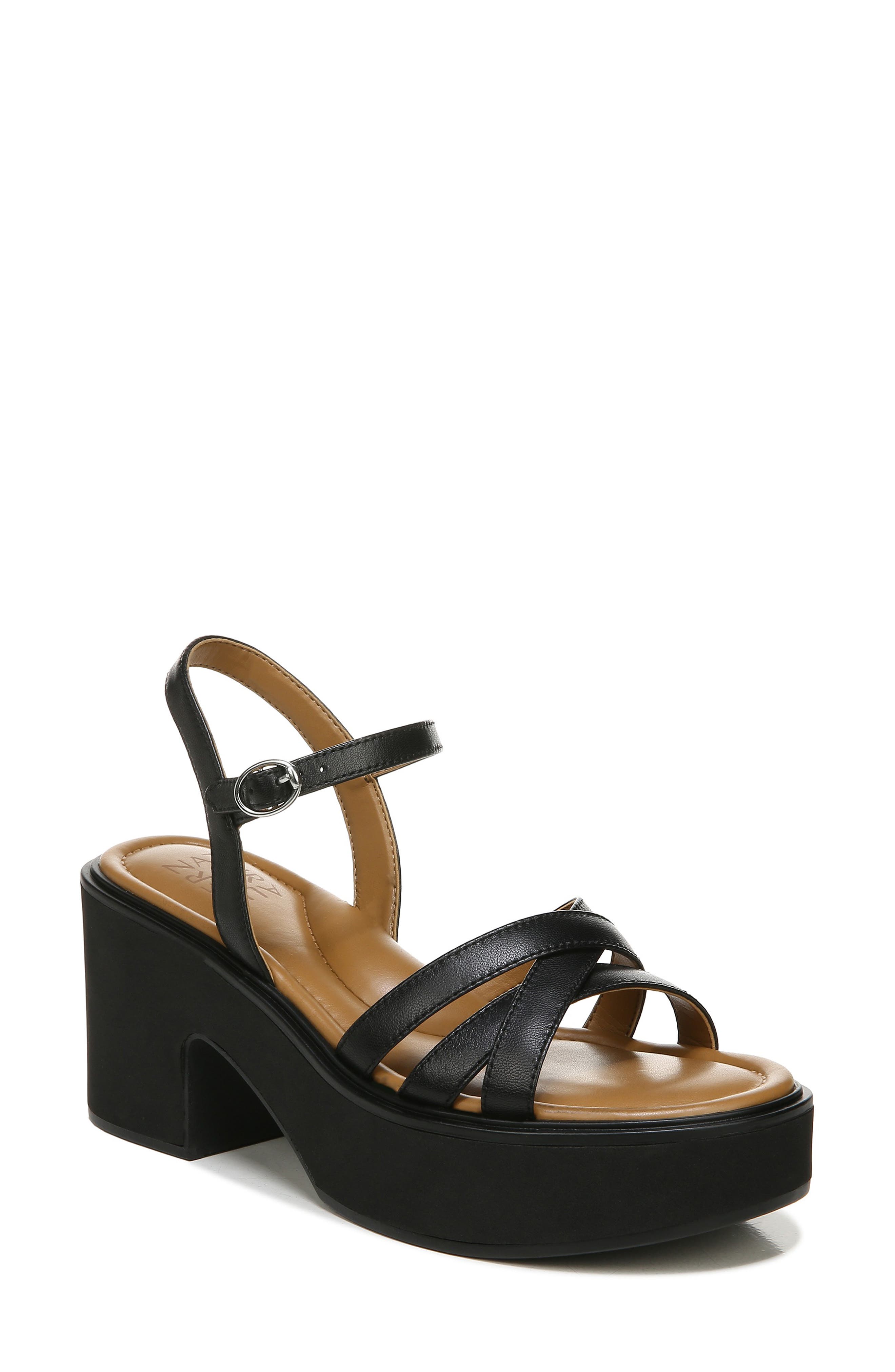 Naturalizer Court Ankle Strap Platform Sandal, Main, color, 