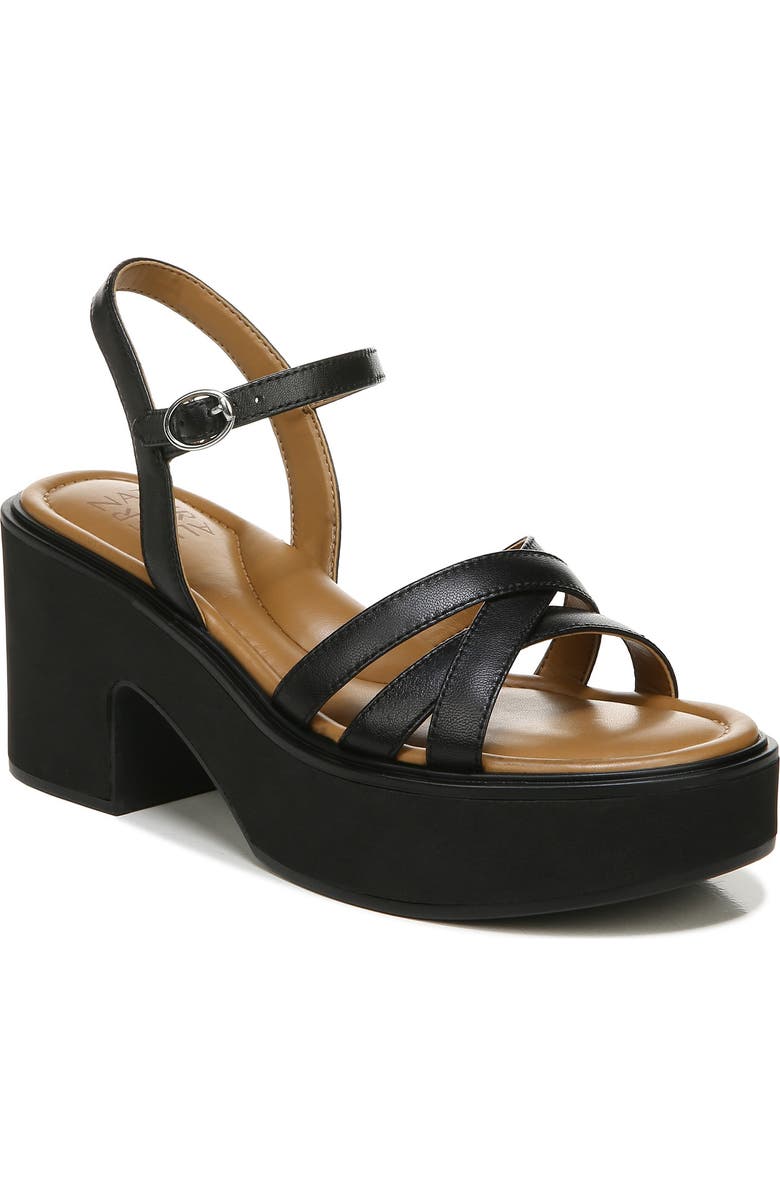Naturalizer Court Ankle Strap Platform Sandal, Main, color,