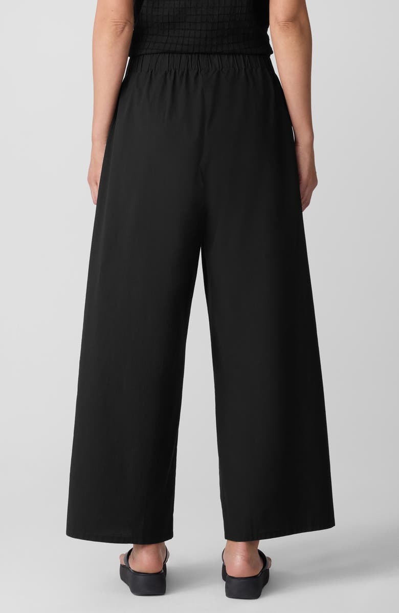 Eileen Fisher Organic Cotton Ankle Wide Leg Pants, Alternate, color,