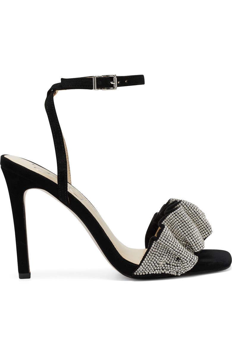 Jessica Simpson Owina Ruched Crystal Strap Sandal, Alternate, color,