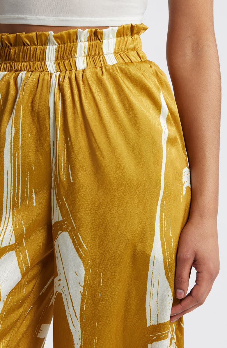 DIARRABLU Leer Suto Palazzo Pants, Alternate, color, Gold