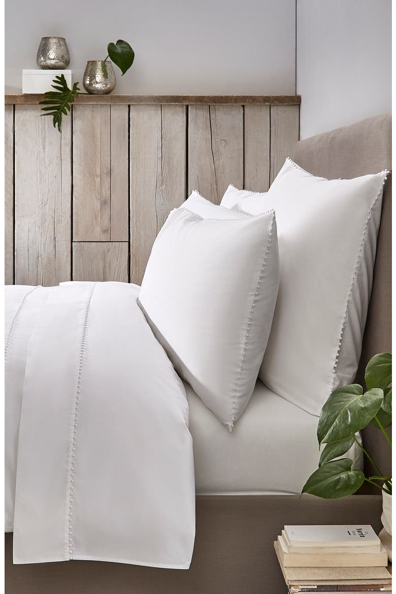 Avignon 200 Thread Count Flat Sheet, Alternate, color, WHITE