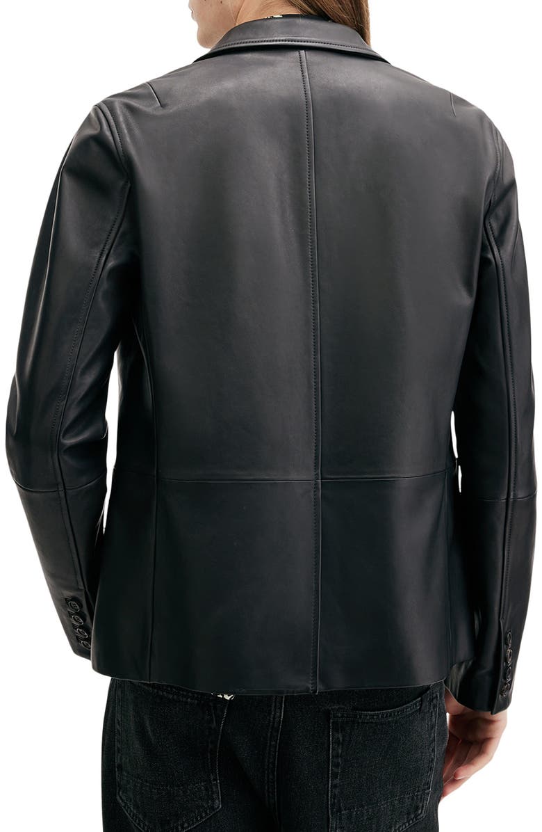 AllSaints Andrius Leather Blazer, Alternate, color,