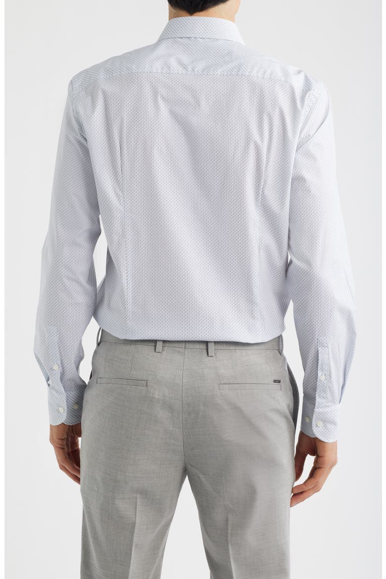 Hank Slim Fit Stretch Cotton Dress Shirt, Alternate, color, LIGHT/ PASTEL BLUE