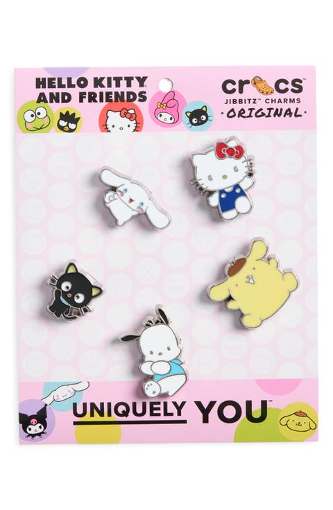 Sanrio Hello Kitty® & Friends 5-Pack Assorted Enamel Jibbitz™ Shoe Charms