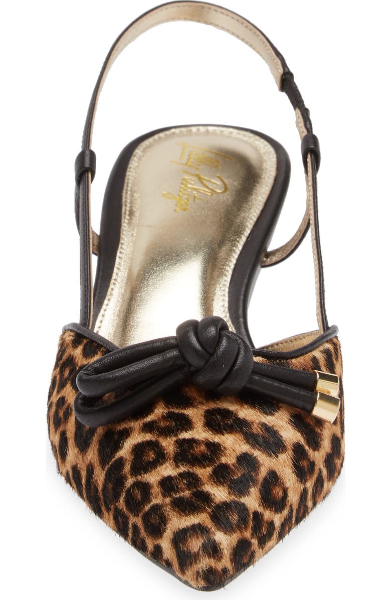 Lilly Pulitzer<sup>®</sup> Palma Genuine Calf Hair Slingback Pointed Toe Kitten Heel Pump, Alternate, color,