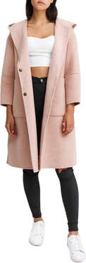 Belle & Bloom Walk This Way Wool Blend Oversized Coat