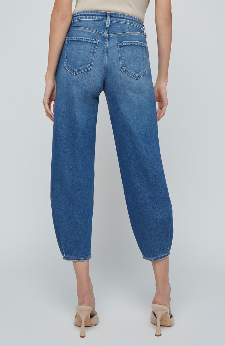 L'AGENCE Krista High Waist Crop Taper Leg Jeans, Alternate, color, Paladino