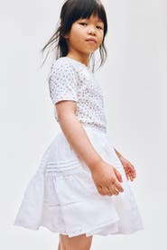 H&M Pintucked cotton skirt