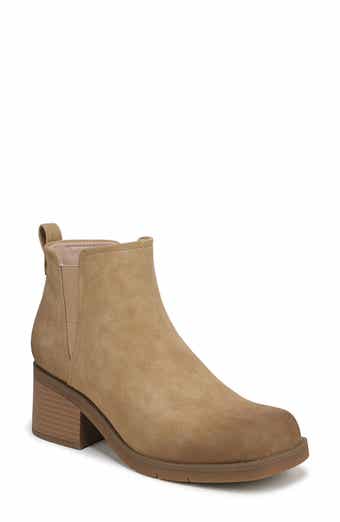Joplin Faux Leather Chelsea Bootie