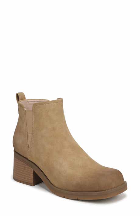 Joplin Faux Leather Chelsea Bootie