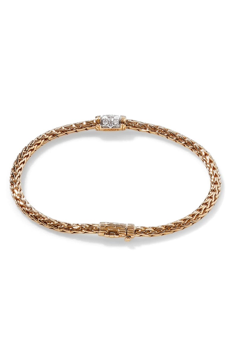 John Hardy Classic Chain Bracelet with Diamonds, Alternate, color, 