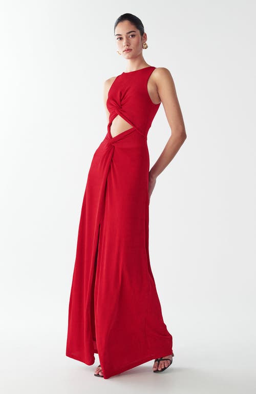 St Mrlo Malia Maxi Dress In Red