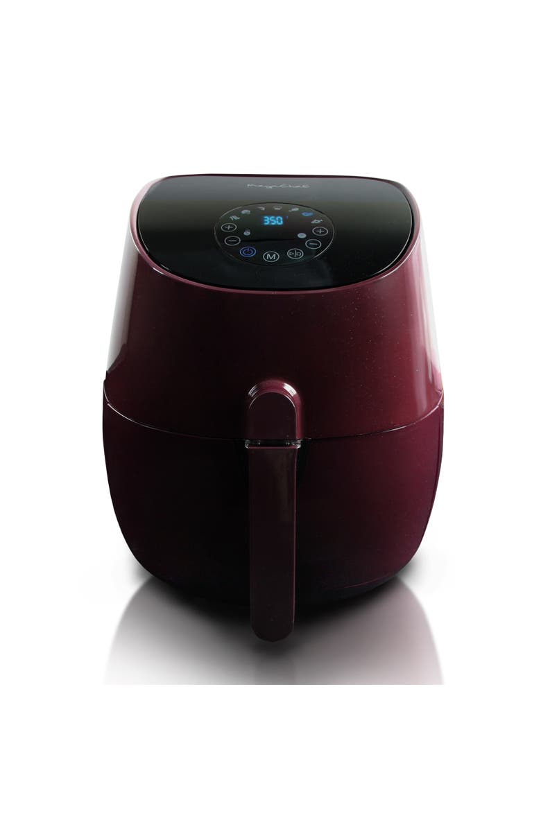 Megachef Airfryer and Multicooker with 7 Pre-Programmed Settings, Alternate, color, Red