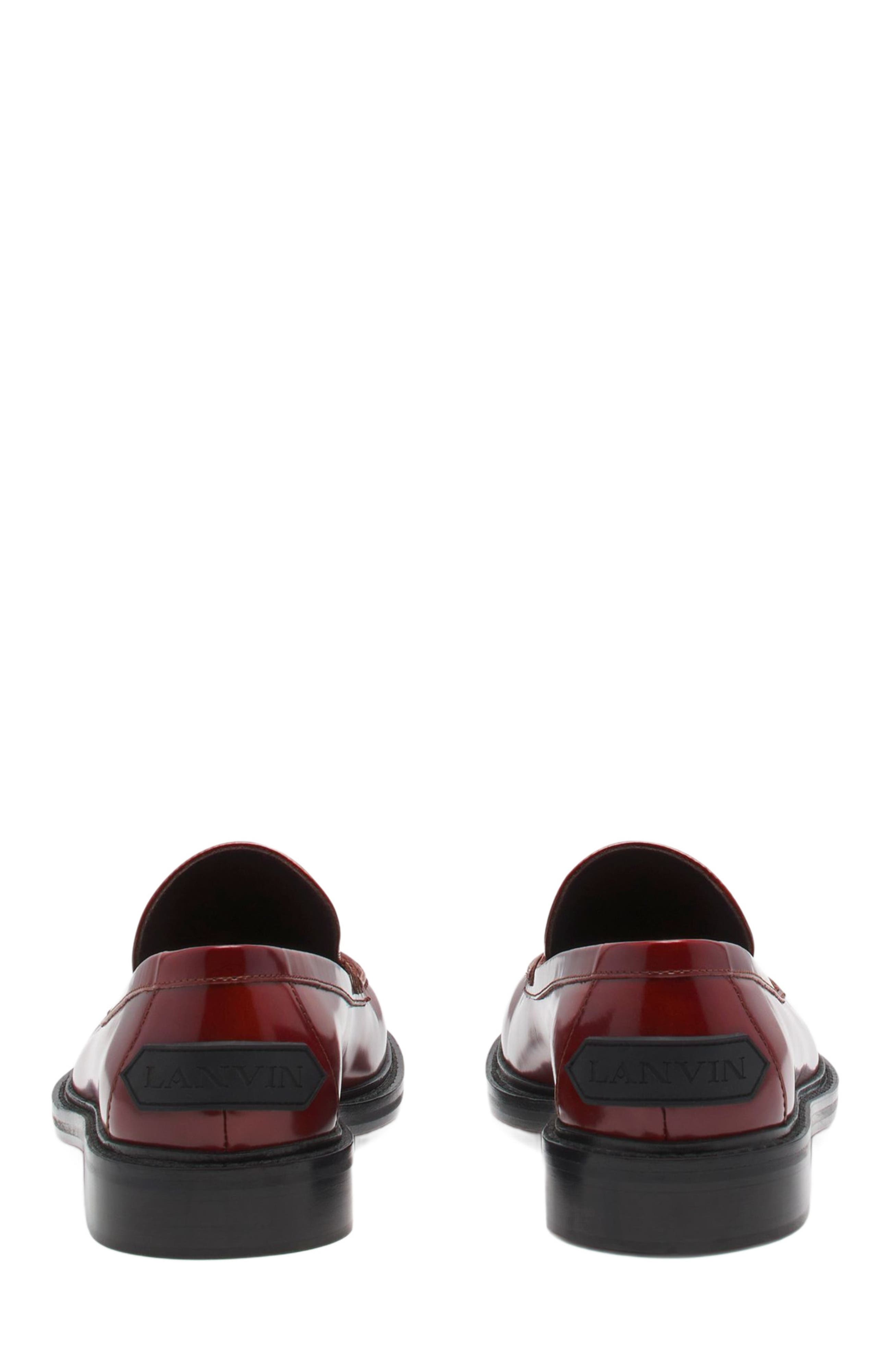 SPINTO LOAFERS IN SMOOTH LEATHER, Alternate, color, DARK BROWN/BLACK