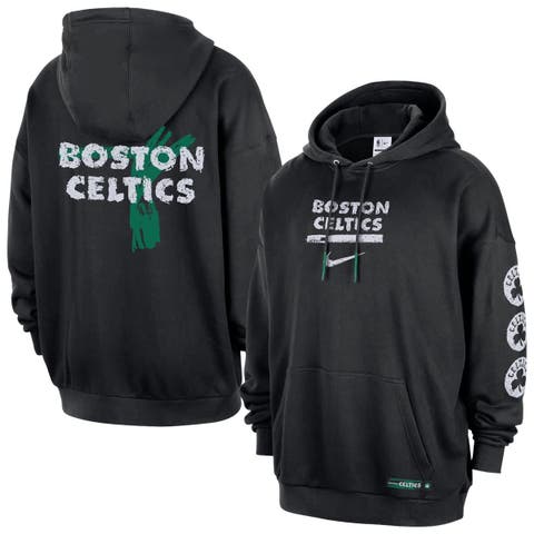Men's Nike Black Boston Celtics Courtside Club Premium Hoodie