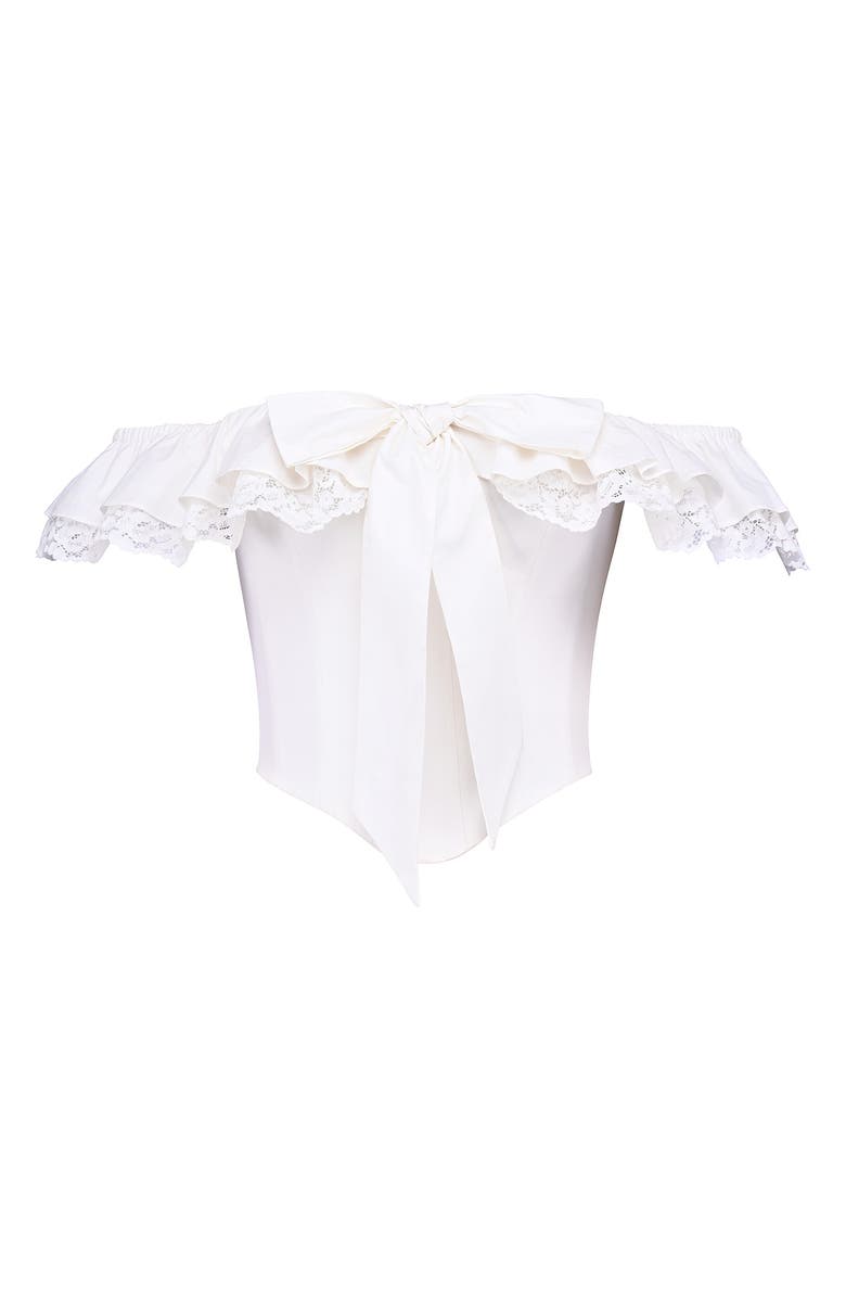 Aria Off the Shoulder Crop Top