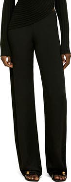 Cult Gaia Sara Floral Silk Wide Leg Pants