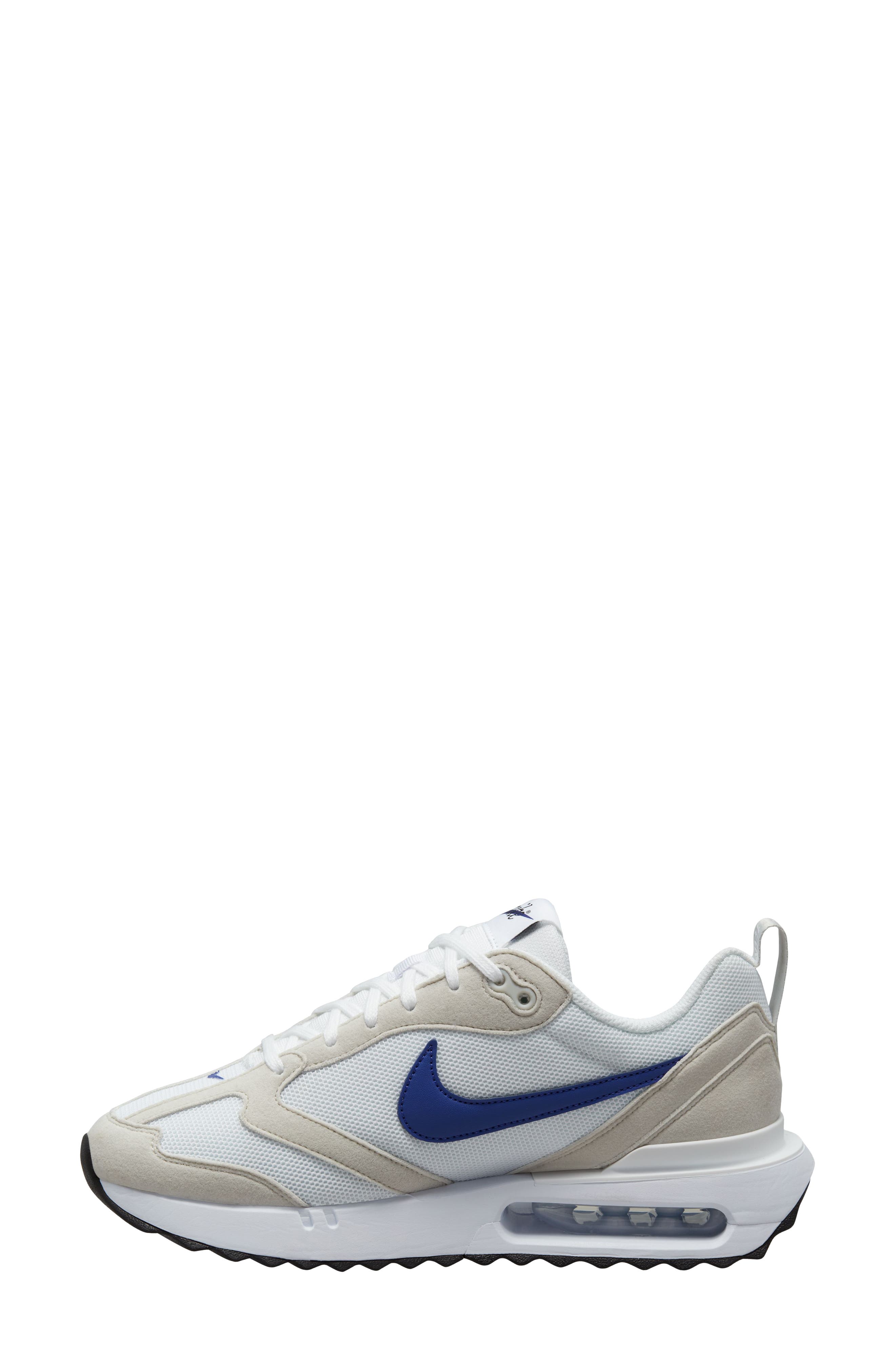 Air Max Dawn Sneaker, Alternate, color, WHITE/ LAPIS-LIGHT BONE-BLACK