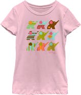 Paul Frank Girl's Paul Frank Ellie Line Up Graphic T-Shirt
