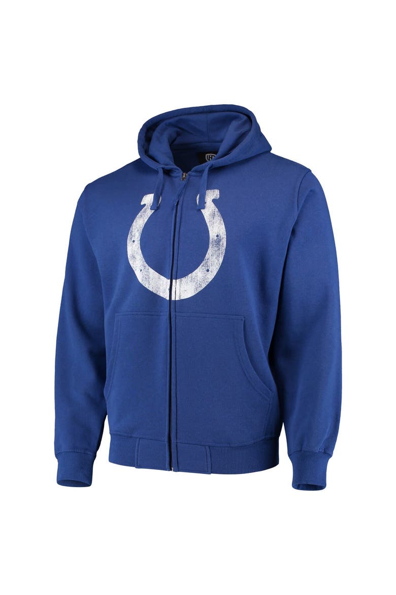 Men's G-III Sports by Carl Banks Royal Indianapolis Colts Primary Logo Full-Zip Hoodie, Alternate, color, Royal